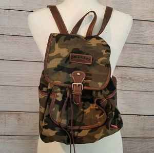 Camo camoflauge backpack purse bag bookbag